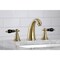 Kingston Brass KB987AKLSB Duchess Widespread Bathroom Faucet W/ Plastic Pop-Up, Brass KB987AKLSB - alternate 4